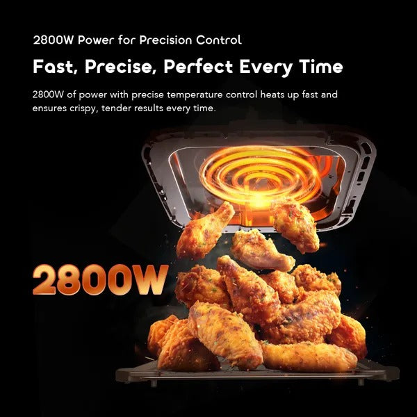 Oraimo NutriFry Duo Dual Basket Independent Control 8L AirFryer
