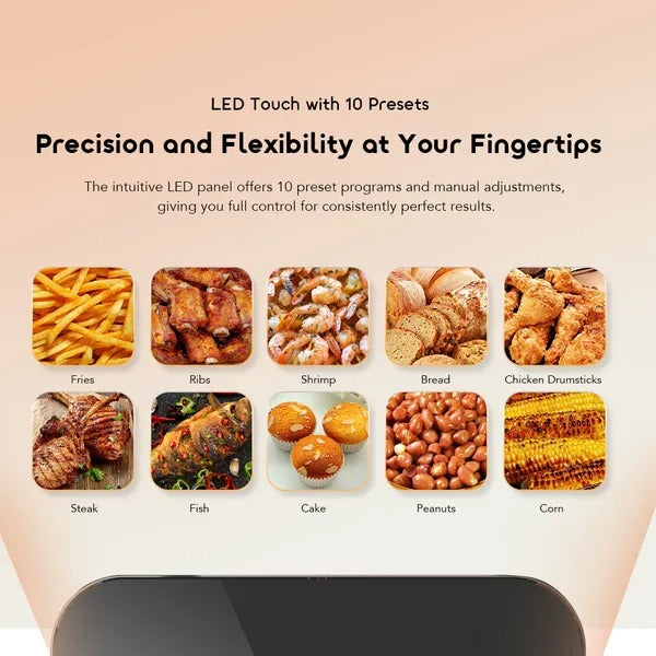 Oraimo NutriFry Duo Dual Basket Independent Control 8L AirFryer