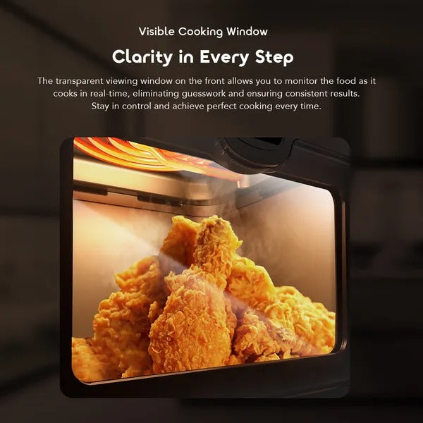 Oraimo NutriFry Duo Dual Basket Independent Control 8L AirFryer