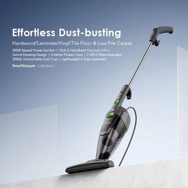 Oraimo SmartVacuum Corded Vacuum Cleaner (500W)