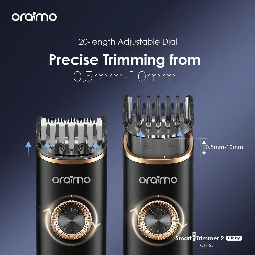 Oraimo SmartTrimmer 2 Classy 20-length Adjustable Dial IPX7 Trimmer