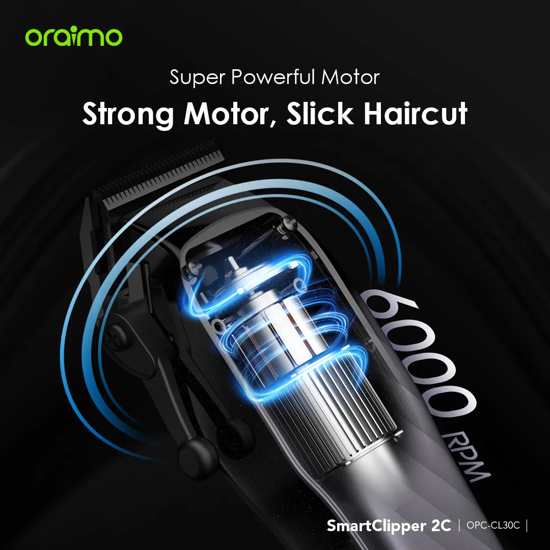 Oraimo SmartClipper 2C Super Powerful Professional Cordless Hair Clipper
