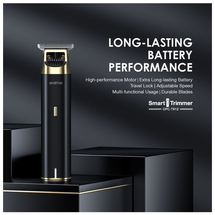 Oraimo SmartTrimmer 2 150-min Working Time Adjustable Speed Multi-Functional