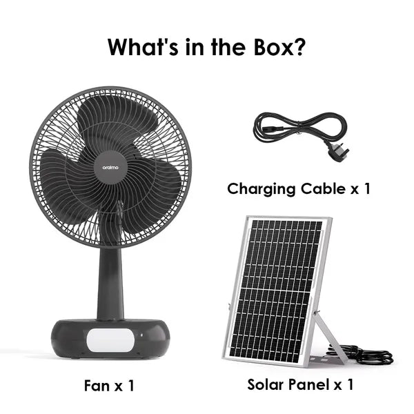 Oraimo Solar Fan 4400mAh